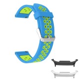 Curea din silicon compatibila cu Samsung Galaxy Watch8 Classic 46mm, Electric Green