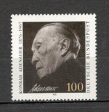 Germania.1992 25 ani moarte K.Adenauer-cancelar MG.768, Nestampilat