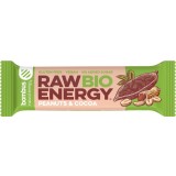 Baton energizant bio cu arahide si cacao Raw Energy, 50g, Bombus