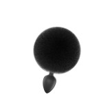 Dildo Rosy Small Bunny Tail Black