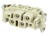 HARTING Conector HDC mamă 400V 80A 6 pini terminal cu șurub placat argintat