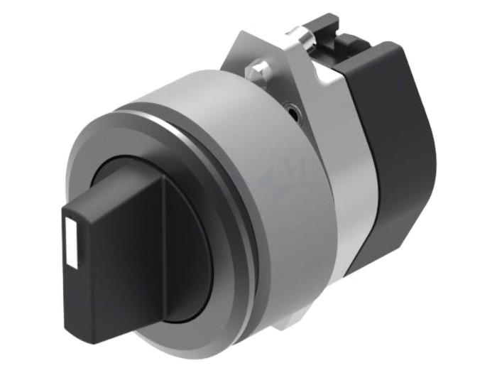 Comutator rotativ 30mm negru EAO OptoHiT IP65