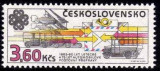 C2416 - Cehoslovacia 1983 - Comunicatii neuzat,perfecta stare, Nestampilat