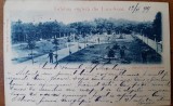 Carte postala, Gradina engleza din Lacul Sarat, 1899