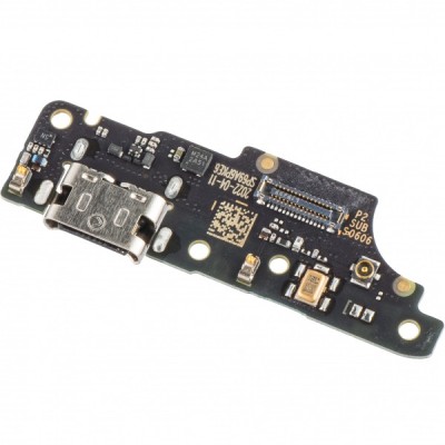 Placa cu Conector Incarcare - Microfon Motorola Moto E32, Service Pack 5P68C20691 foto