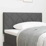 Tăblie LED Design blocuri &icirc;n formă de diamant gri &icirc;nchis 100 cm țesătură