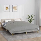 Pătură cu Greutăți vidaXL Gri 200x200 cm, 13 kg, Bumbac, Premium, Antistres, Somn Liniștit