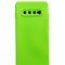 Huse silicon antisoc cu microfibra interior Samsung Galaxy S10 Plus Verde Neon