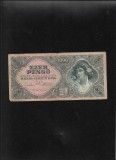 Ungaria 1000 1.000 pengo 1945 seria030243 fara timbru