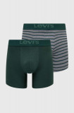 Levi&#039;s boxeri 2-pack barbati, culoarea verde