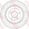 Disc frana AUDI A6 (4G2, C7, 4GC) (2010 - 2016) TRW DF6175S