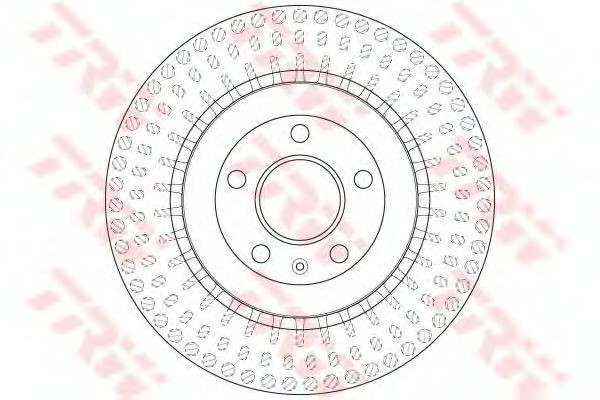 Disc frana AUDI A6 (4G2, C7, 4GC) (2010 - 2016) TRW DF6175S