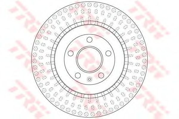 Disc frana AUDI Q5 (8R) (2008 - 2016) TRW DF6175S