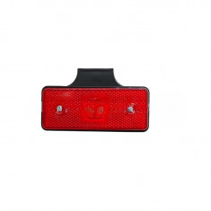 Lampa laterala cu suport 4 SMD LED 12-24V Cod: FR 0183 - Rosu Automotive TrustedCars