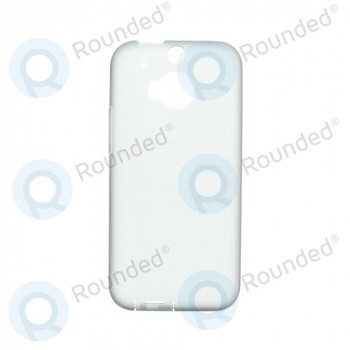 Husă din cauciuc pentru HTC One (M8), gri