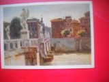 HOPCT 23581 PODUL SAN ANGELO- ROMA- YU PODLIANSKI 1963 RUSIA --MUZEE - CP PICTURA --NECIRCULATAMUNTII