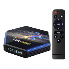 Mini PC Tv Box Techstar® HK1 RBOX R2, Procesor RK3566, Android 11, UHD 8K, 4GB RAM LPDDR4, 64GB ROM, WiFi DualBand, Bluetooth, Gigabit, Telecomanda