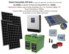 Sistem fotovoltaic / Instalatie fotovoltaica 1,5kW / Panou fotovoltaic foto