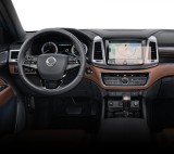 Folie Protectie Navigatie Ssangyong Rexton 2021+, Duragon, protectie Display Navigatie Ssangyong, silicon Transparent, Anti-zgarieturi, kit instalare
