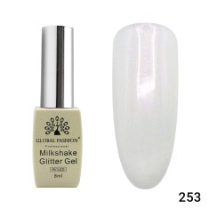 Oja semipermanenta, Milkshake Glitter, Global Fashion 8ml, 253