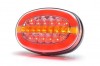 Stop LED Neon 12-24V W205 (13.6x9.1cm) Lampa Spate Remorca, Tractor, Camion Omologat ECE