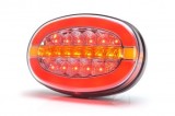 Stop LED Neon 12-24V W205 (13.6x9.1cm) Lampa Spate Remorca, Tractor, Camion Omologat ECE