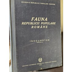 Fauna Republicii Populare Romane - Indrumator. Partea I