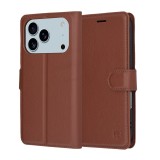 Husa iPhone 17 Pro Asteroid GSM Leather Folio, maro