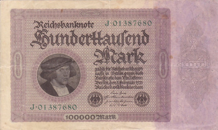 GERMANIA 100.000 marci 1923 VF!!!