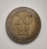 Kenya - 20 Shillings 2009 - Bimetalica