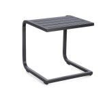 Masuta gradina, terasa aluminiu gri charcoal Taylor 40x40x41h