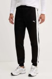 Puma pantaloni de trening culoarea negru, uni, 629588