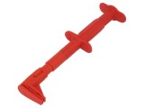 Clips Măsurare Crocodil 5A 1kVDC Roșie 4mm