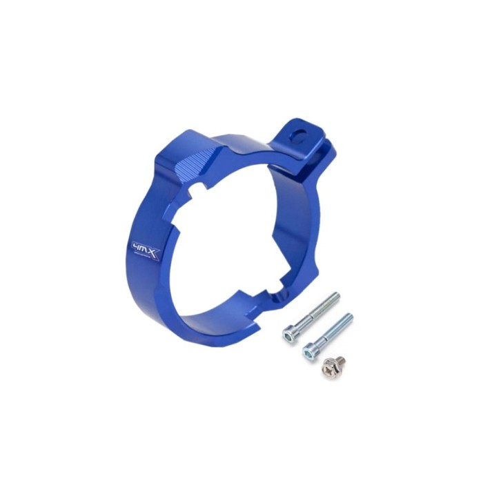 Protectie flansa evacuare KTM / Husqvarna albastra 4MX