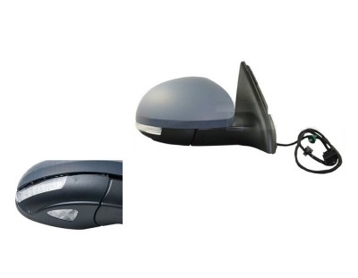 Oglinda usa exterioara VW Tiguan (5n2), 04.2011-05.2016, partea Dreapta, reglare electrica; grunduit; incalzit; sticla convexa; rabatabil; cu Lucas; foto