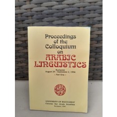 Proceedings of the Colloquium on arabic linguistic 1994