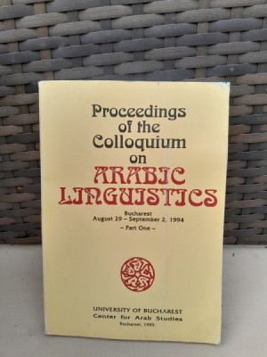 Proceedings of the Colloquium on arabic linguistic 1994 foto