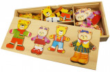 Joc de potrivire - Familia ursuletilor, BigJigs Toys