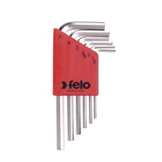 Felo 34500601, Set 6 chei L HEX, scurte, HEX 1.5-5.0mm foto
