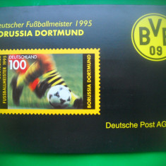 HOPCT PLIANT MAXIMA/FDC S 2071 FOTBAL CAMPIONAT GERMAN-BORUSSIA D-1995-GERMANIA