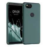 Husa pentru Google Pixel 2, Silicon, Verde, 43081.166, kwmobile, Carcasa