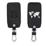 Husa Cheie Auto pentru Renault / Dacia - 4 Butoane - Keyless Go, Piele ecologica, Negru, 44637.32, Kwmobile
