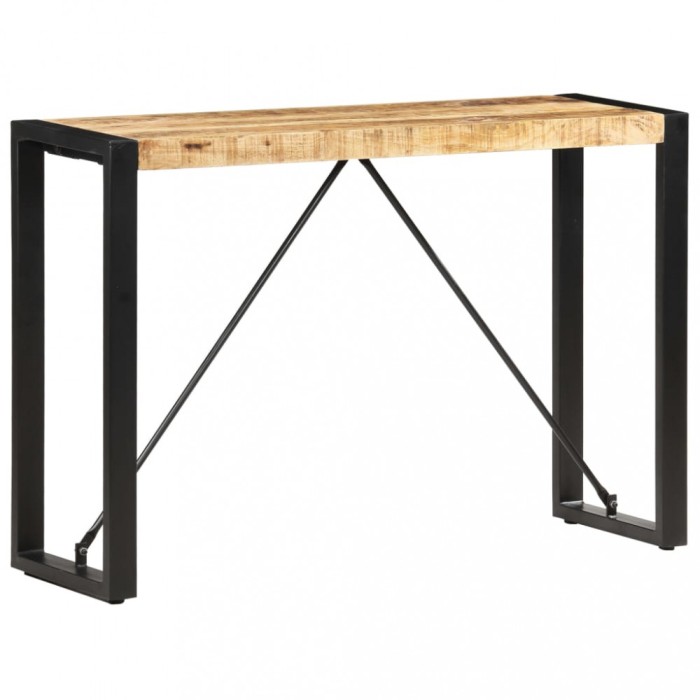 vidaXL Masă consolă, 110 x 35 x 76 cm, lemn masiv de mango