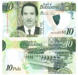 Botswana 10 Pula 2018 P-35 UNC Bancnota straina Africa
