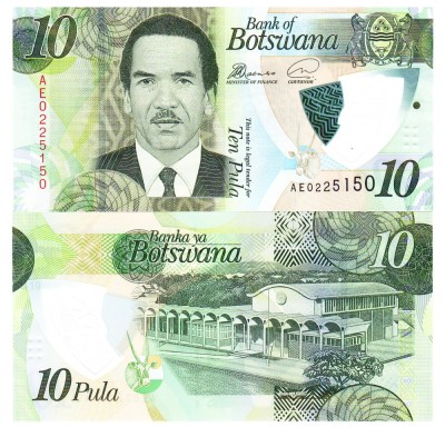 Botswana 10 Pula 2018 P-35 UNC foto