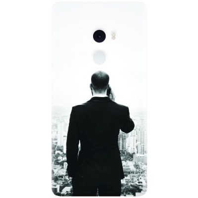 Husa silicon pentru Xiaomi Mi Mix 2, Man In Suit foto