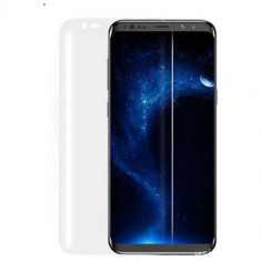 Folie Sticla Securizata Samsung Galaxy S8 Plus Acoperire Completa Transparenta foto