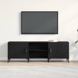 VidaXL Dulap TV, stejar negru, 150x30x50 cm, lemn prelucrat