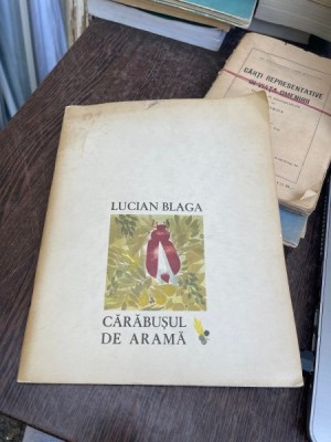 Lucian Blaga - Carabusul de arama (cu ilustratii de AnaMaria Smigelschi) foto