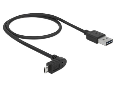 Cablu USB 2.0, 0,5m, aurit foto
